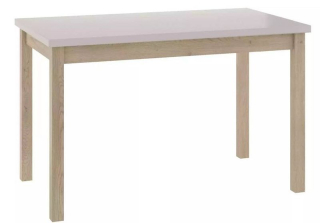 Jednoduchý jedálenský stôl 120, dub cremona torro-kašmír