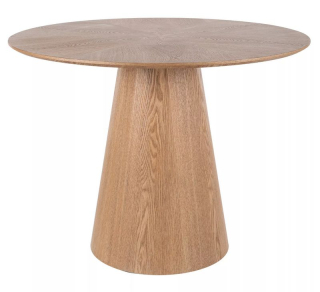 Okrúhly jedálenský stôl 100 cm, dub