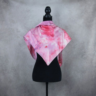 Hodvábna šatka LIMITED_289, 90x90cm, Vyrobená na Slovensku