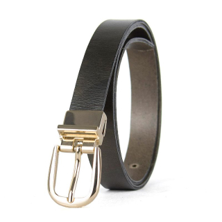 Dámsky kožený opasok NOBLEHIDE GOLD, šírka 2.5cm, Olivový