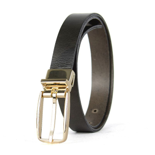 Dámsky kožený opasok PRIMEHIDE GOLD, šírka 2.5cm, Olivový