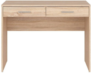 Písací stôl dub sonoma s dvomi zásuvkami