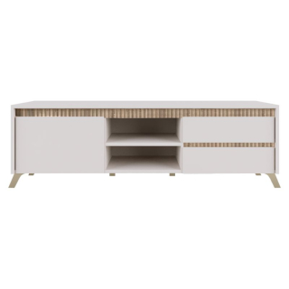 Štýlový TV stolík RTV1K2So, kašmír, dub sonoma