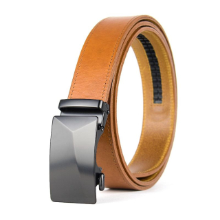 Opasok z pravej kože s automatickou prackou PEARL XYRON, Koňakový