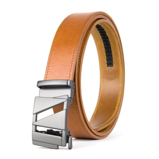 Opasok z pravej kože s automatickou prackou SURVEX, Koňakový