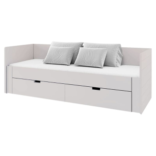 Rozkladacia posteľ 90-180x200 s roštom, kašmír