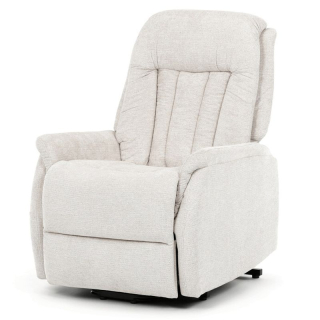 Výklopné, elektrické, polohovacie kreslo, béžová látka