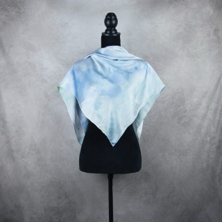 Luxusná hodvábna šatka LIMITED_321, 90×90cm, Made in Slovakia