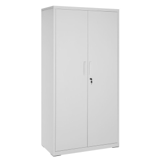 Kovová úložná skriňa, biela, 80cm