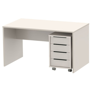 Moderný písací stôl z kvalitnej DTD, kašmír, 160cm