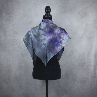 Luxusná hodvábna šatka LIMITED_342 – 100 % prírodný hodváb, 90 × 90 cm