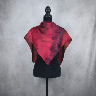 Luxusná hodvábna šatka LIMITED_348 – 100 % prírodný hodváb, 90 × 90 cm