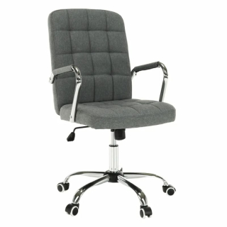 Kancelárske kreslo v modernom sivom prevedení