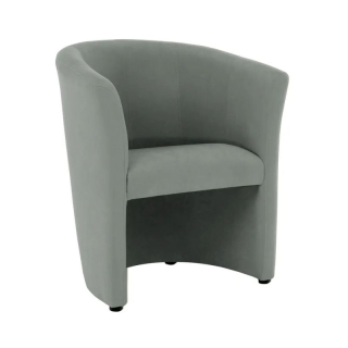 Elegantné kreslo, zelená látka