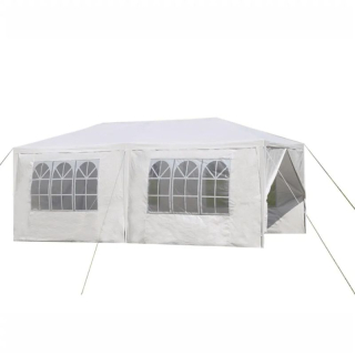 Záhradný párty stan TYP 2, biely, 3x6 m