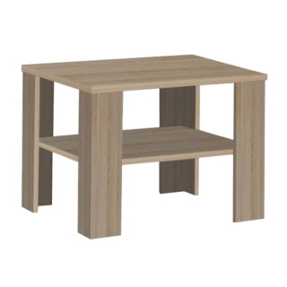 Malý konferenčný stolík dub sonoma tmavý truflový