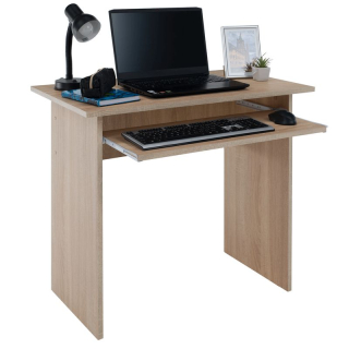 Malý PC stôl vo farebnom prevedení dub sonoma