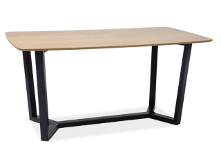 Nadčasový jedálenský stôl 180, dub/grafit