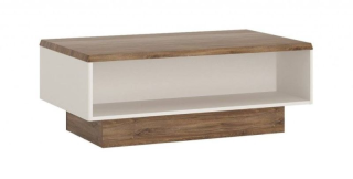 Praktický konferenčný stolík, dub stirling/alpská biela