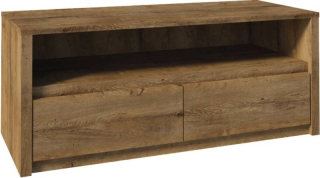 Moderný RTV stolík 2S 130, lefkas ciemny