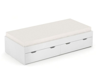 Posteľ s 2 zásuvkami, 90 - viac farebných prevedení