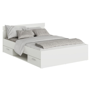 Elegantná posteľ s nádychom šarmu 140, biela