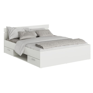 Elegantná posteľ s nádychom šarmu 160, biela