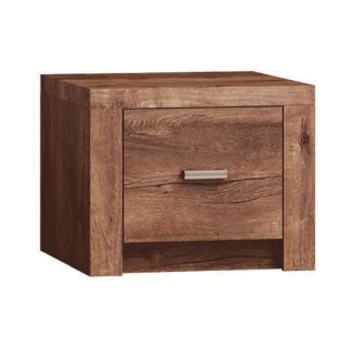 Nočný stolík s priestranným šuplíkom, jaseň svetlý