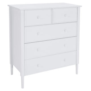 Štýlová komoda v provensálskom štýle biela