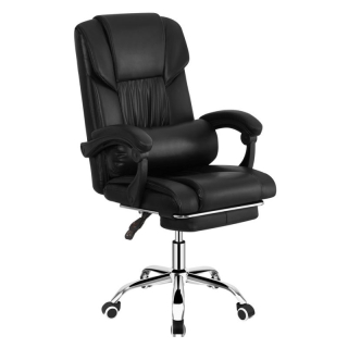 Kancelárske kreslo, ekokoža čierna