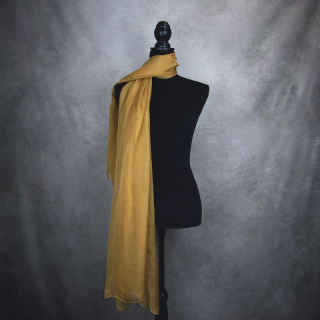 Luxusný hodvábny šál MEDENÝ 180 x 110cm