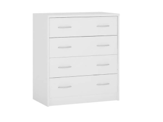 Moderná viacúčelová komoda 4S, biela