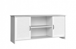 Komoda v zaujímavom dizajne K2D, biela