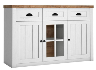 Komoda K3S, sosna andersen-lefkas Ciemny