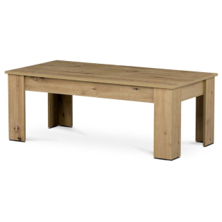 Moderný konferenčný stolík 3D dekor dub artisan