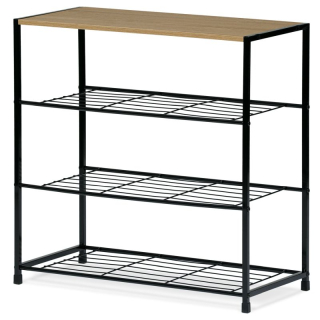 Botník, 3 police, MDF, dekor dub sonoma