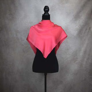 Hodvábna šatka LOSOSOVÁ, 90 x 90cm