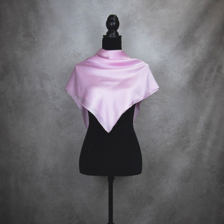 Hodvábna šatka RUŽOVÁ, 90 x 90cm