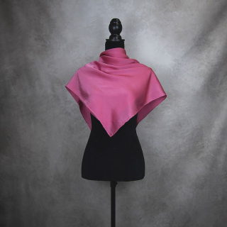 Hodvábna šatka STARO-RUŽOVÁ 90 x 90cm