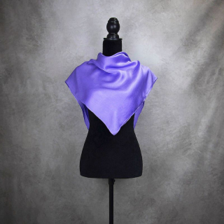 Hodvábna šatka FIALOVÁ 90 x 90cm