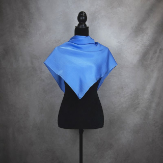 Hodvábna šatka SVETLO MODRÁ 90 x 90cm