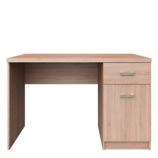 PC stôl so šuplíkom a jednou skrinkou, dub sonoma