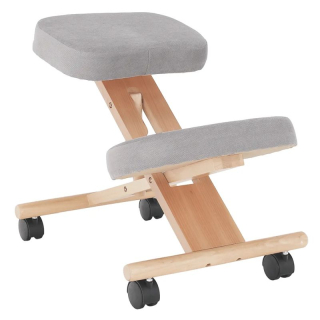 Ergonomická kľakačka, sivohnedá Taupe-buk