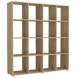 Viacúčelový regál s mnohostranným využitím, dub sonoma