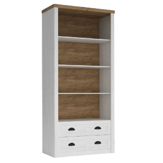 Regál R2, sosna andersen-dub lefkas