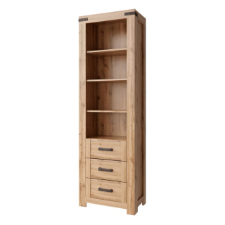 Regál 3S, dub wotan