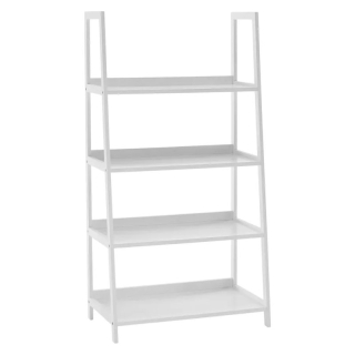 Šikovný 4-policový regál, biela
