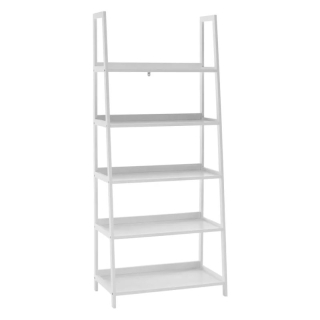 Šikovný 5-policový regál, biela