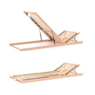 Rošt lamelový s polohovaním hlavy, výklopný od nôh 80