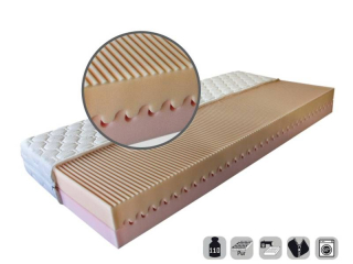 Matrac ortopedický penový 90x200, NELLY PLUS Blanar